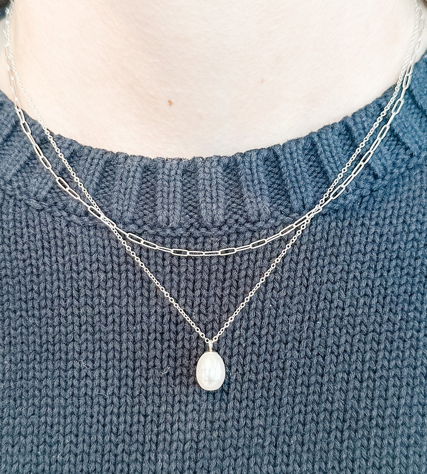 Mini Paperclip Necklace