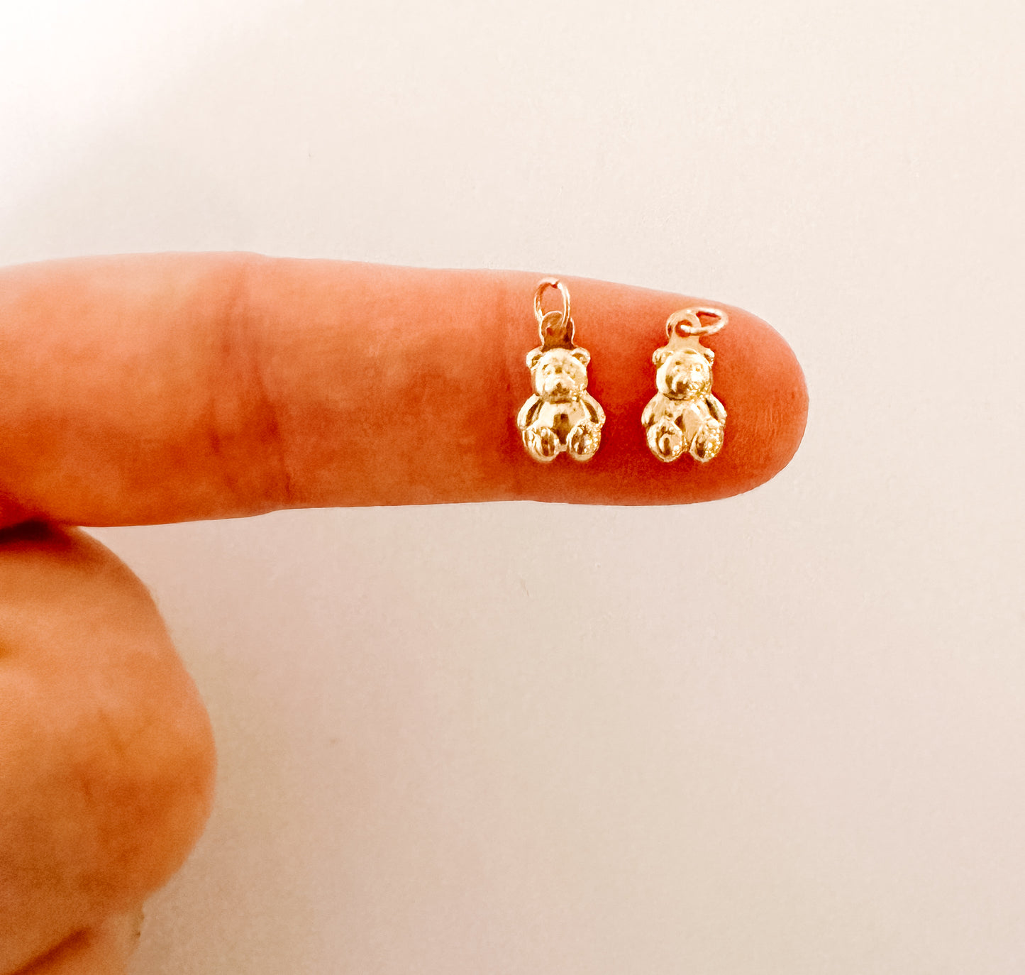 Teddy Bear Charm Earrings