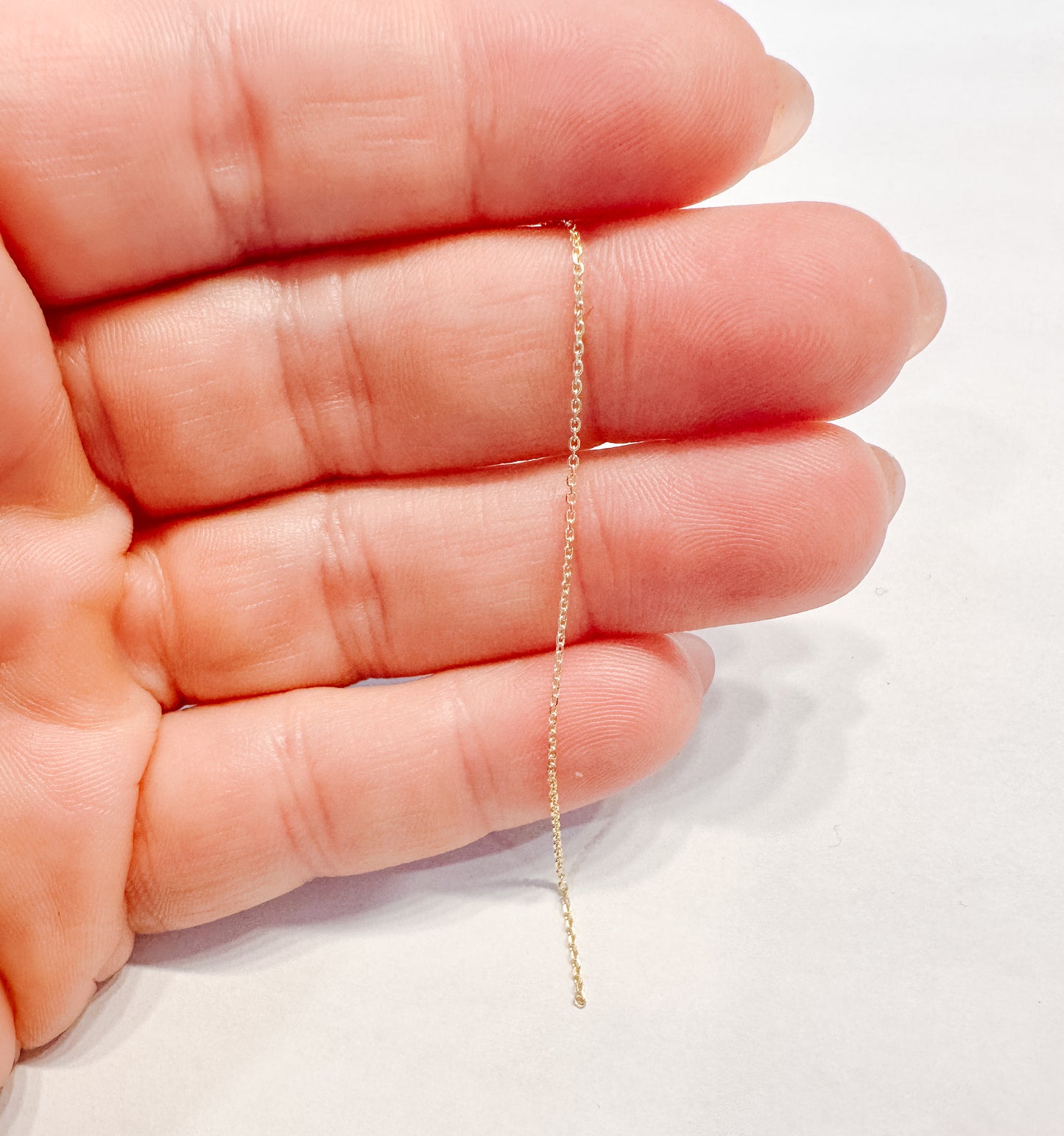 10k Solid Gold Cable Chain