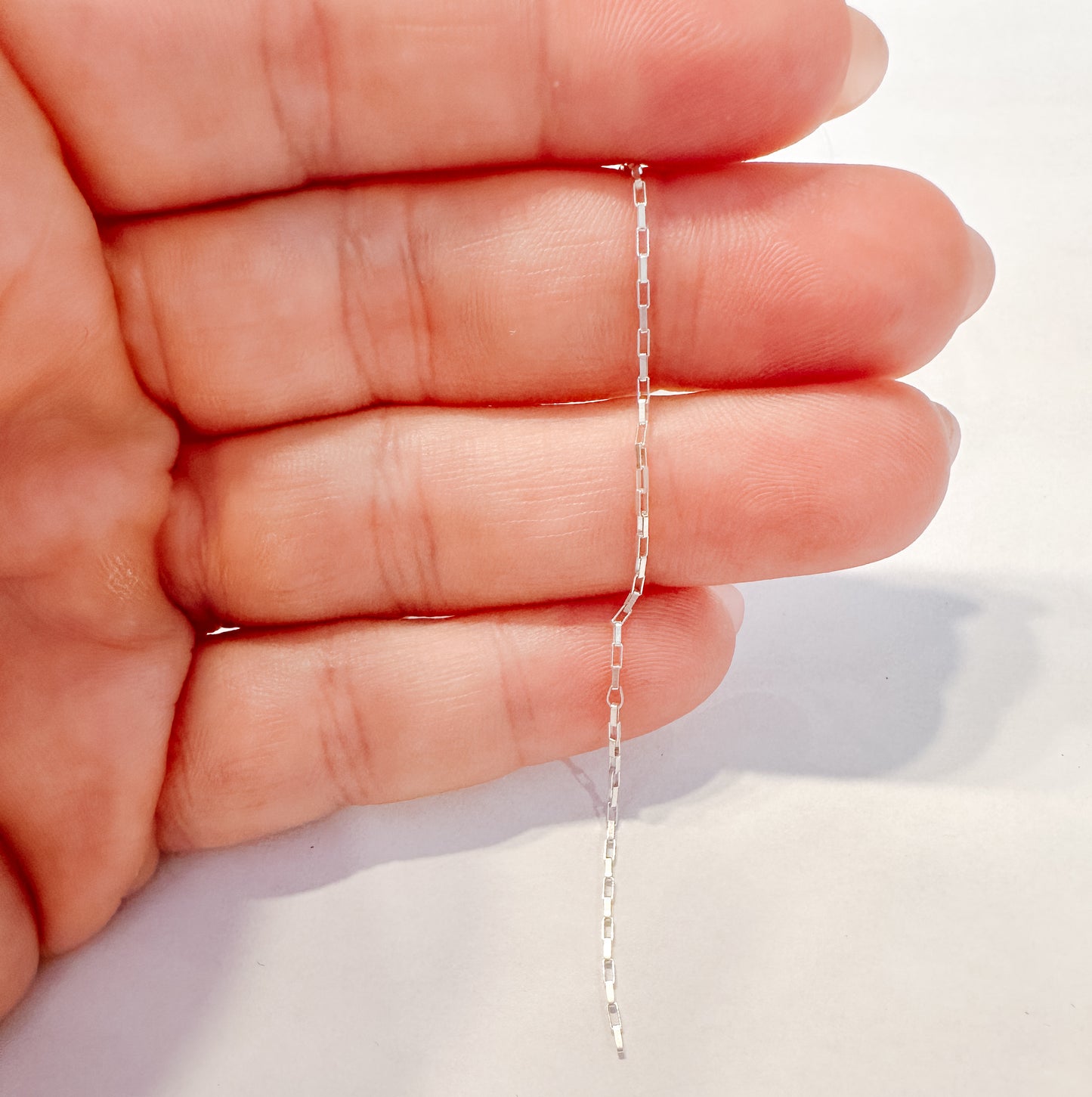 .925 Sterling Silver Box Chain