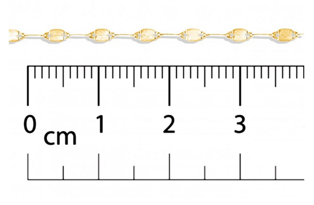 10k Solid Gold Twisted Buckle Chain