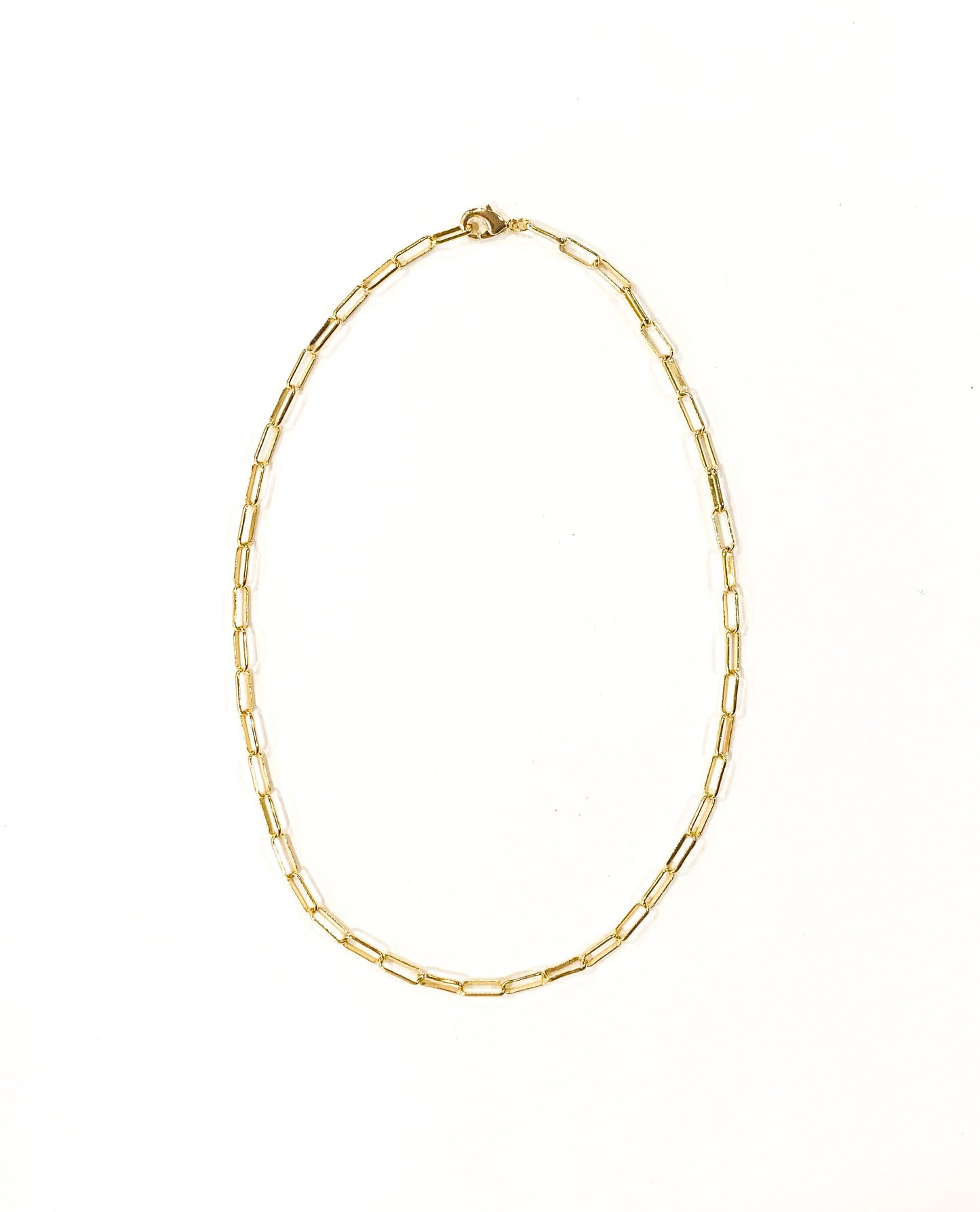 Small Paperclip Necklace