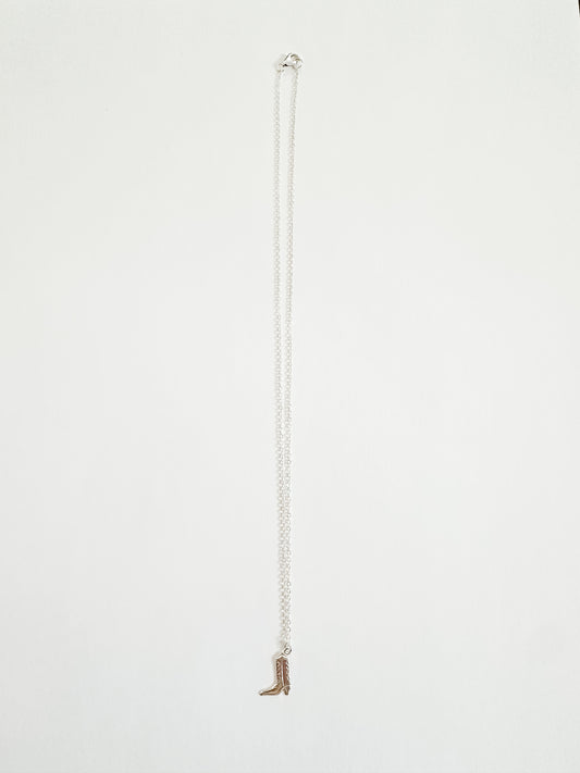 Cowboy Boot Necklace