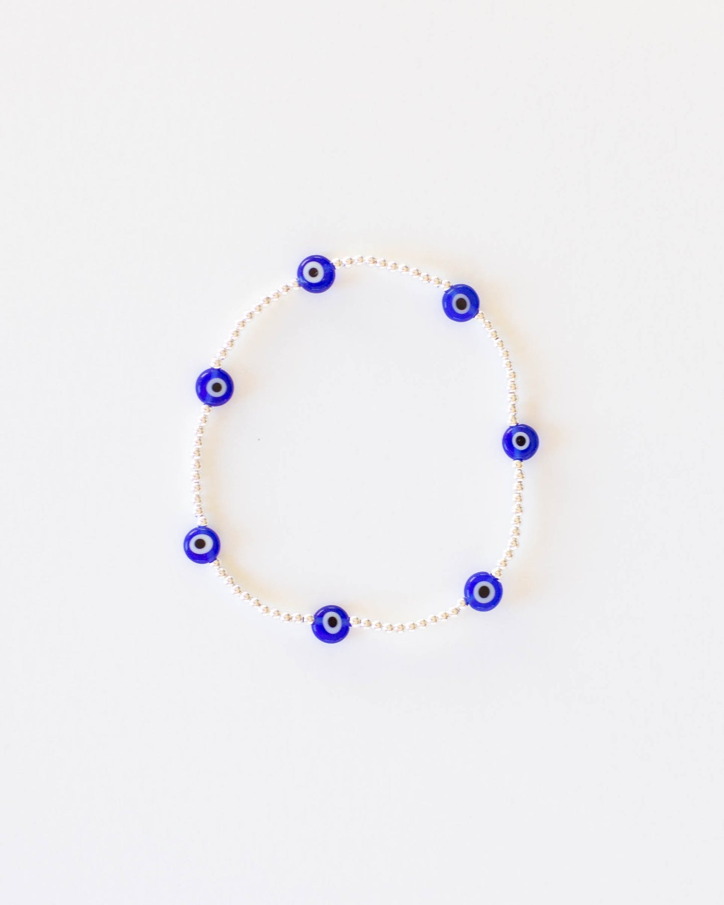 2mm Multi Evil Eye Bracelet