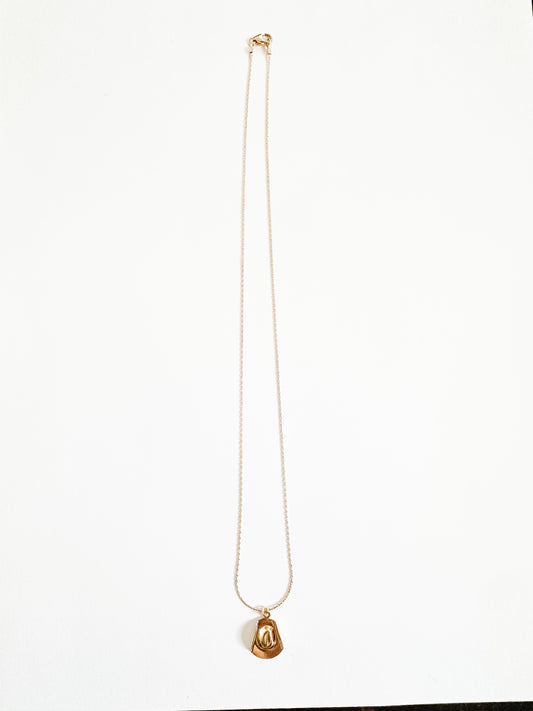 Cowboy Hat Necklace