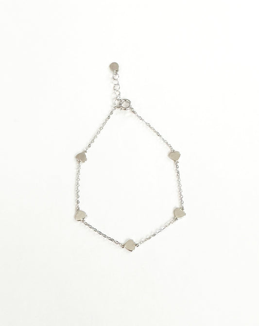 Mini Hearts Sterling Silver