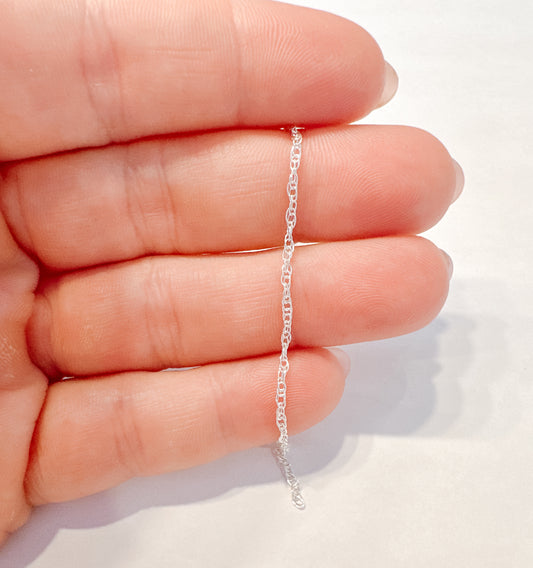 .925 Sterling Silver Rope Chain