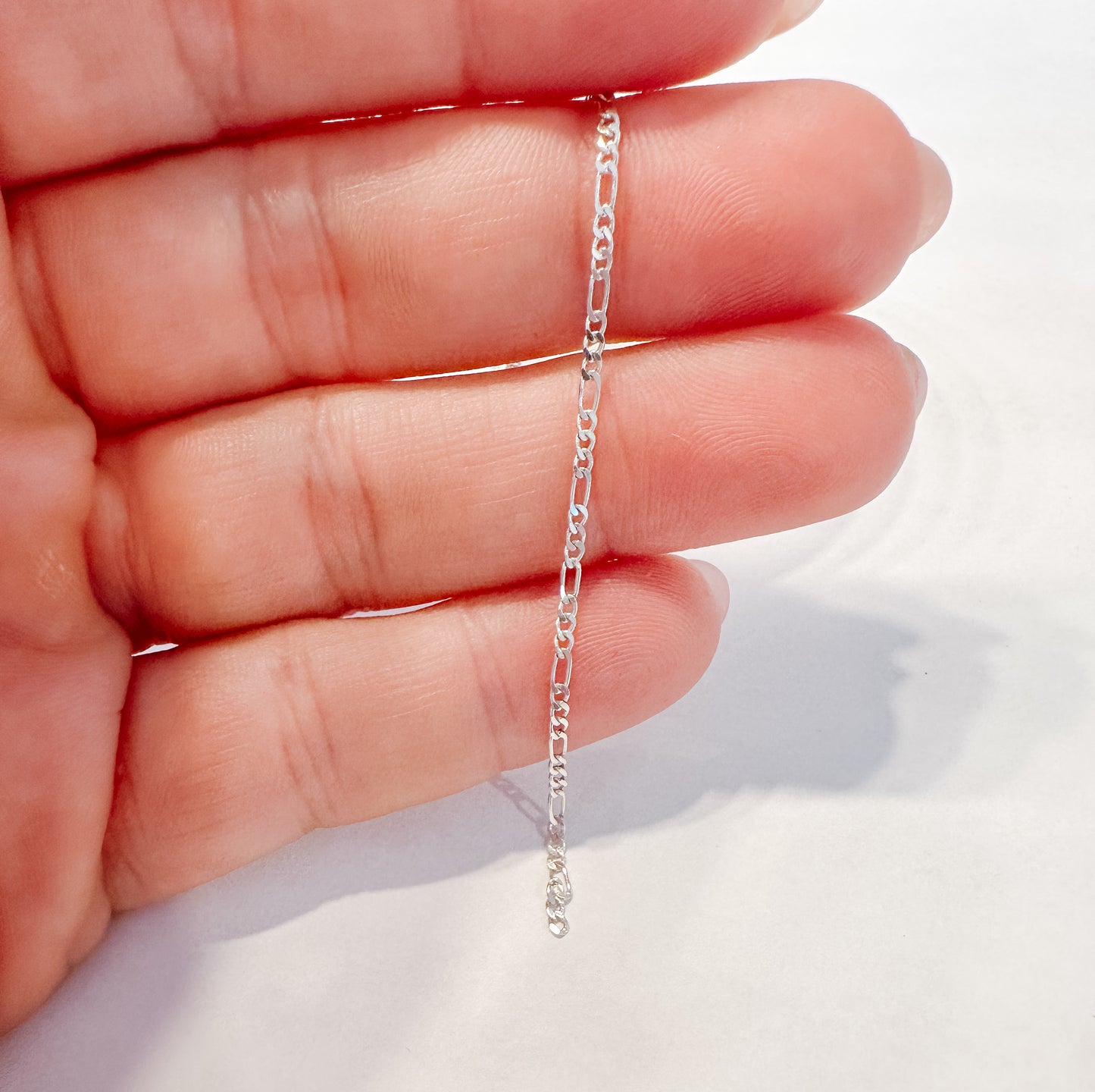 .925 Sterling Silver Figaro Chain