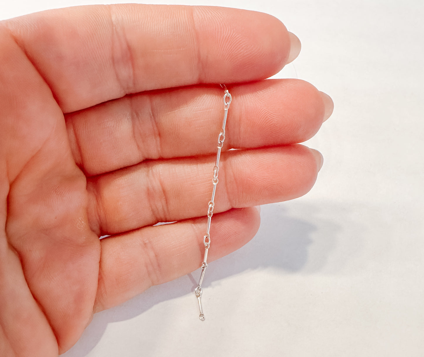 .925 Sterling Silver Bar Chain