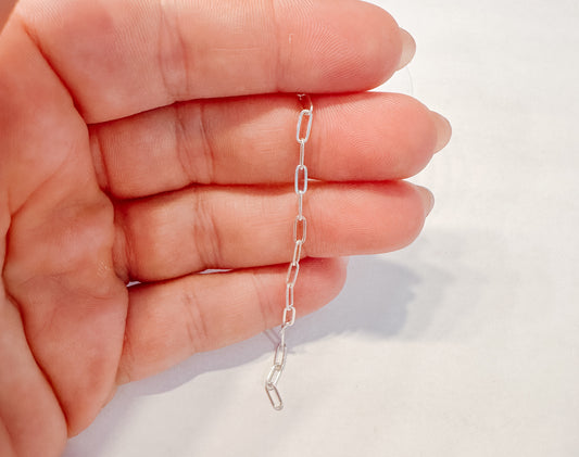 .925 Sterling Silver Paperclip Chain