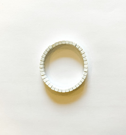 White Tile Bracelet