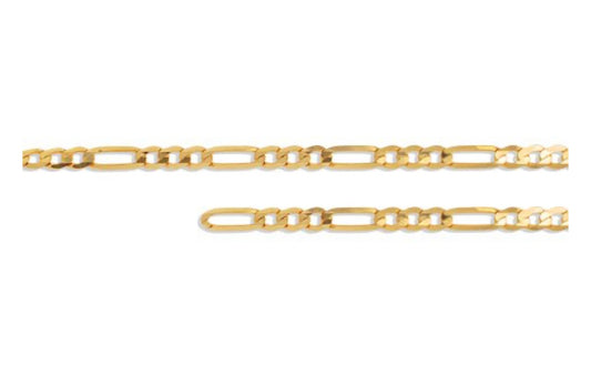 10k Gold Figaro Chain
