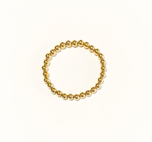 6mm Gold Filled / Sterling Silver Bracelet