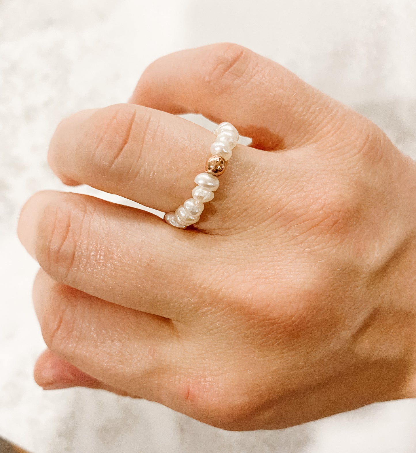 Large Pearl Ring